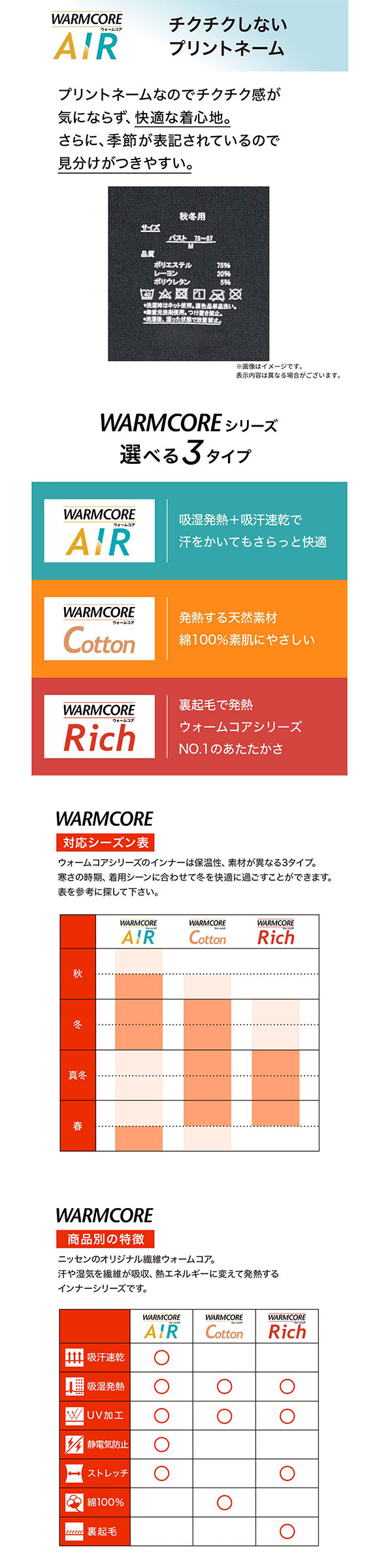 ニッセン 暑がりさんの冬インナー 10分丈レギンス LL-3L 2枚組 吸湿発熱 吸汗速乾 UVカット ウォームコアAIR　nissen