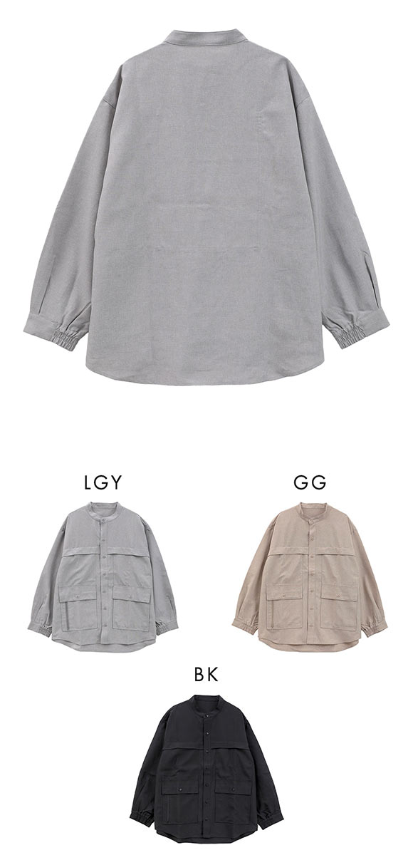 ニッセン 多ポケットワイドシャツ ハンズフリー 私の味方服 SM nissen