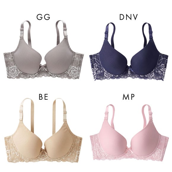 ニッセン 内緒でメイク！ノンワイヤー 脇高 柔らか シームレスブラジャー ABCD nissen