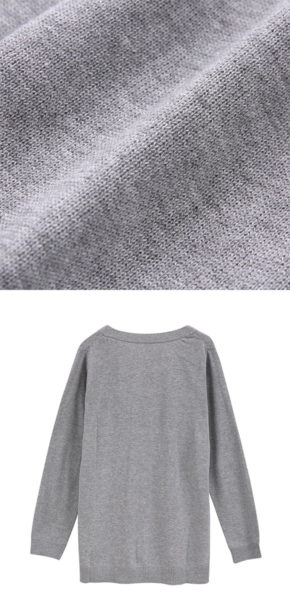 ニッセン 綿混シンプルニットカーディガン UVカット 毛玉になりにくい L LL 3L nissen