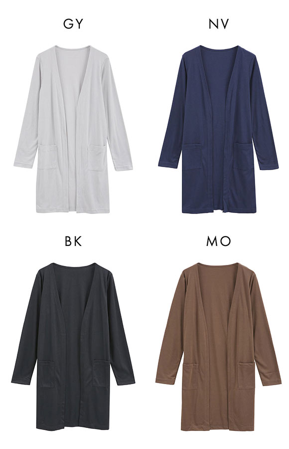 ニッセン カットソーロング丈カーディガン L LL 3L nissen