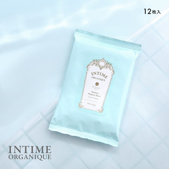 アンティーム ハイジーン シート 12枚入り INTIME ORGANIQUE ウェットシート 拭き取り ニオイ かゆみ ムレ ケア オーガニック 日本製