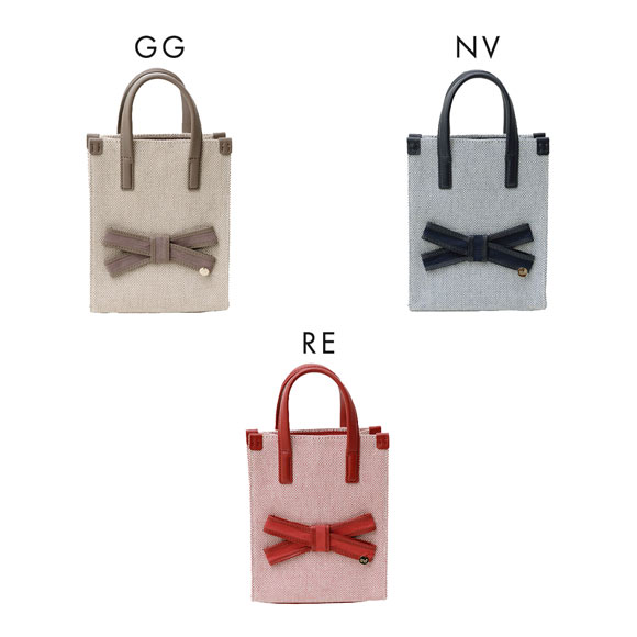 アシーナニューヨーク マディソン スモール トートバッグ リボン Athena New York