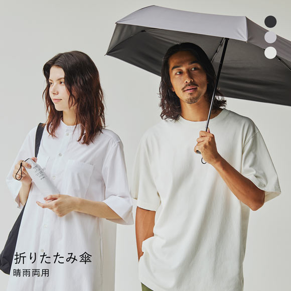 ウォーターフロント ネオミニ UVブロック 折りたたみ傘 折55cm 日傘