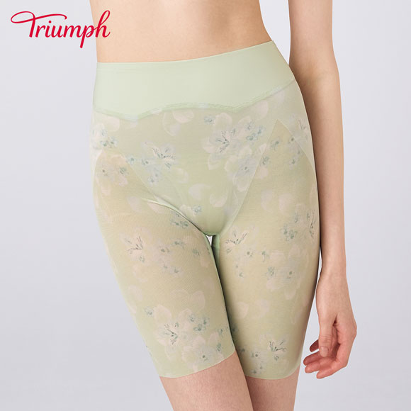 トリンプ ヒップシェイパー TR569 ロングガードル プリント 64-76 補正下着 Triumph