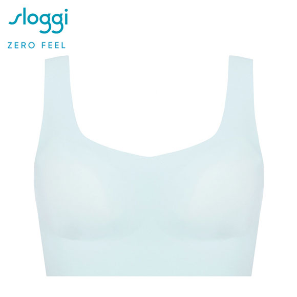 トリンプ スロギー ゼロフィール sloggi ZERO FEEL TOP ブラジャー ノンワイヤー ハーフトップ シームレス LL 吸水速乾 大きいサイズ Triumph