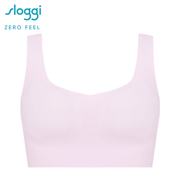 トリンプ スロギー ゼロフィール sloggi ZERO FEEL TOP ブラジャー ノンワイヤー ハーフトップ LL シームレス 吸水速乾 大きいサイズ Triumph