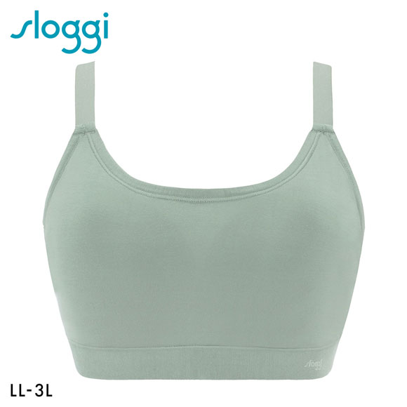 トリンプ スロギー フリーオールラウンド sloggi FREE AR ハーフトップ ノンワイヤー ラージ LL-3L ワンサイズ 大きいサイズ Triumph