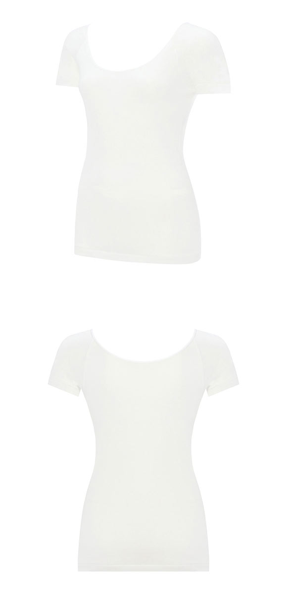 トリンプ TR5510 やわらか綿100インナー 2分袖 トップ 袖あり ML Triumph