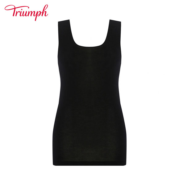 トリンプ TR5510 やわらか綿100インナー 袖なし ノースリーブ トップ ML Triumph