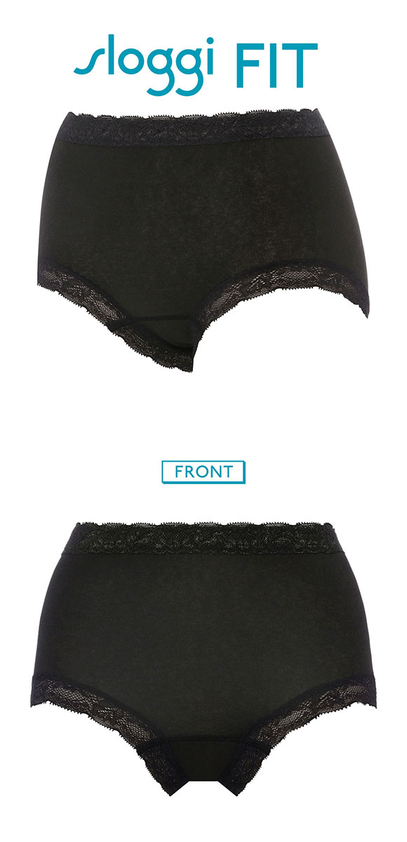 トリンプ スロギー sloggi フィット サニタリーショーツ ML はきこみ深め 羽付きナプキン対応 生理用 綿混 Triumph