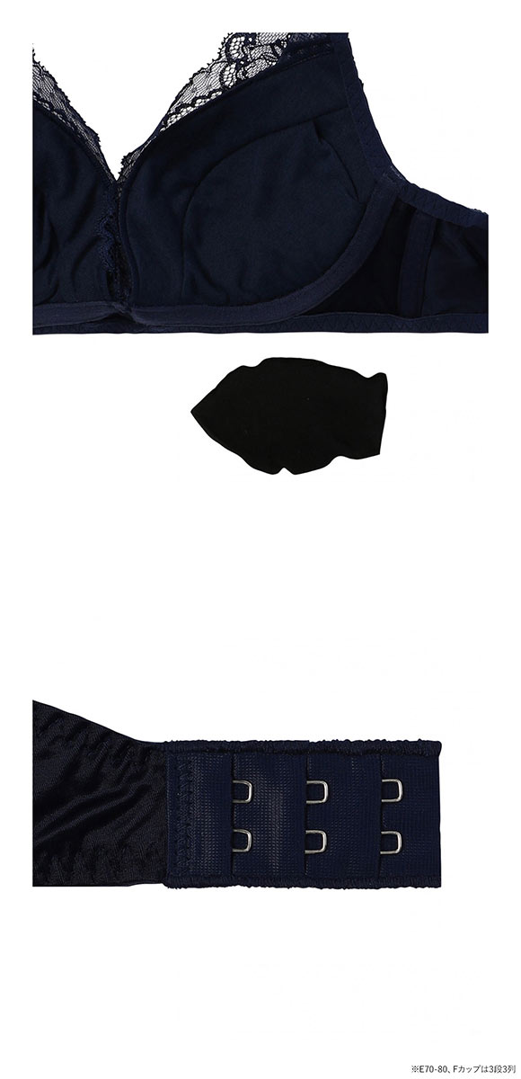 アモスタイル 夢みるブラ AMST1150 デイジーレース DeepV ブラセット ブラジャー ショーツ セット EF 大きいサイズ AMOSTYLE