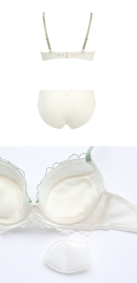 アモスタイル AMST521 スイートフローラ ブラセット ブラジャー ショーツ セット BCD AMOSTYLE