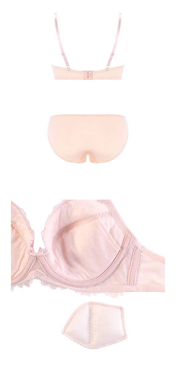 アモスタイル AMST521 スイートフローラ ブラセット ブラジャー ショーツ セット BCD AMOSTYLE