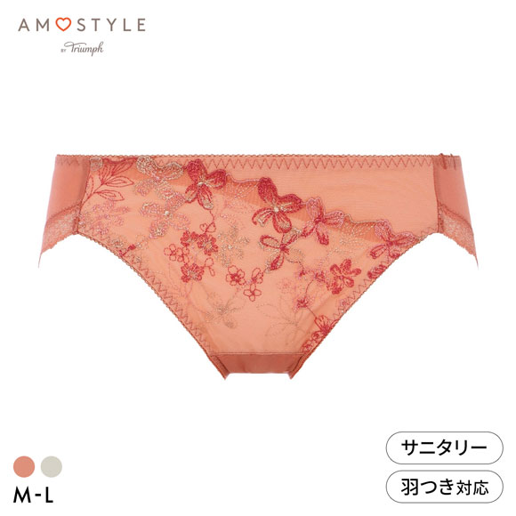 アモスタイル AMST1530 チャーミングペタル サニタリーショーツ ショーツ 生理用 ML AMOSTYLE