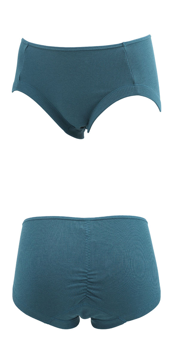 アモスタイル AMST800 シンプルベーシック リブ サニタリー ショーツ 生理用 はきこみ深め ML AMOSTYLE