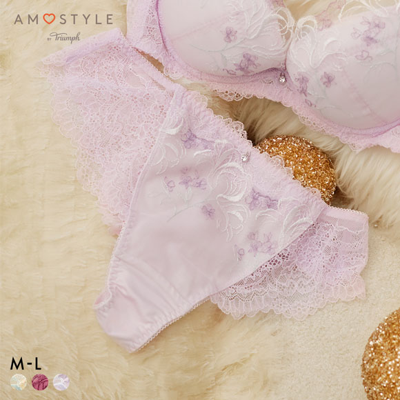 アモスタイル AMST1538 ウィンターリリー タンガ ショーツ Tバック