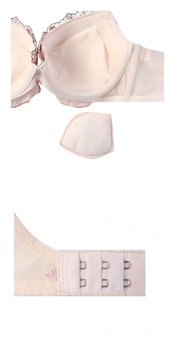 アモスタイル AMST1541 チャーミングラマー スリムライン プレイフルローズ 3/4カップブラジャー CD AMOSTYLE