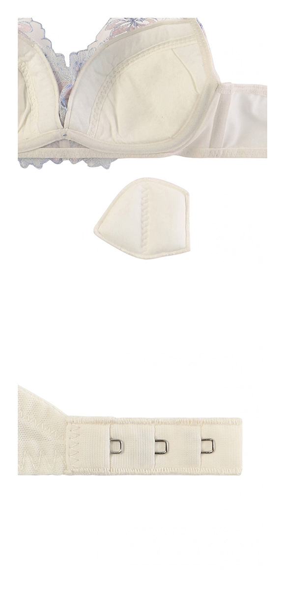 アモスタイル AMST529 デコルテビューティブラ フローラルハーモニー ブラセット ブラジャー ショーツ セット EF 大きいサイズ AMOSTYLE