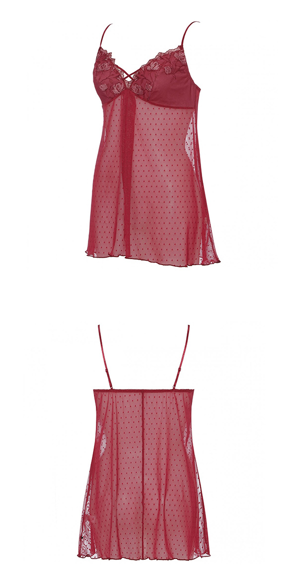 アモスタイル AMST1541 プレイフルローズ キャミソール スリップ インナー ロング ランジェリー AMOSTYLE