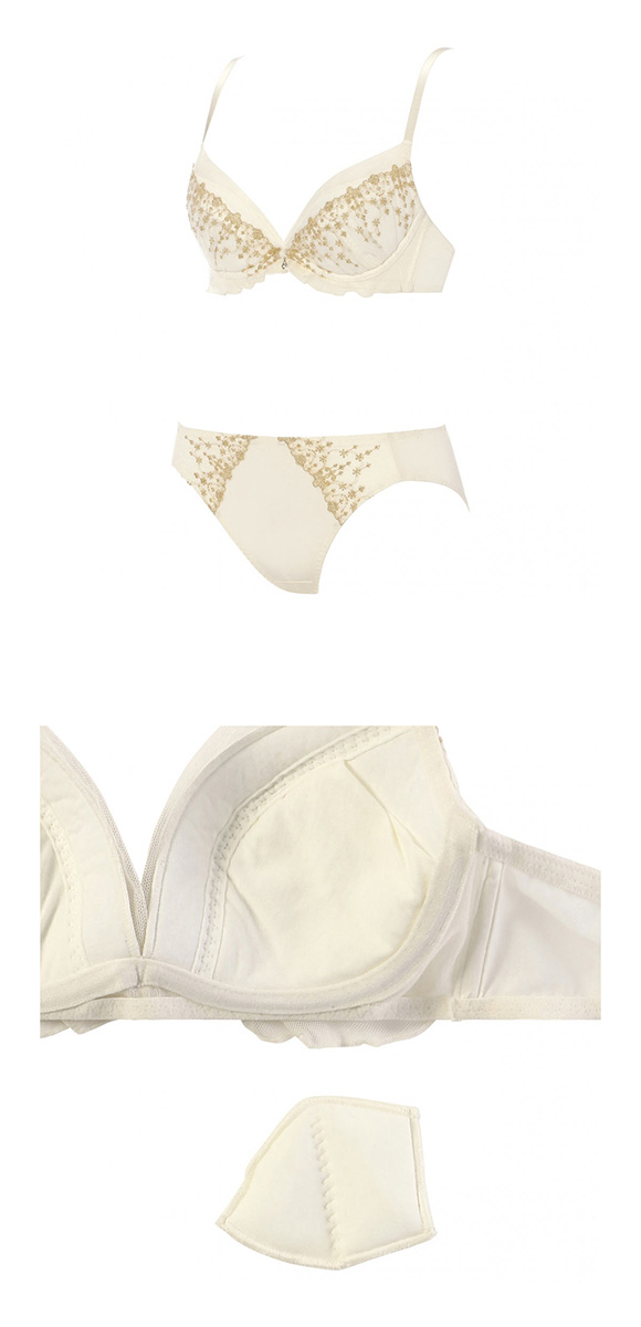 アモスタイル AMST528 マイジュエリー デコルテビューティブラ ブラセット ブラジャー ショーツ セット BCD AMOSTYLE