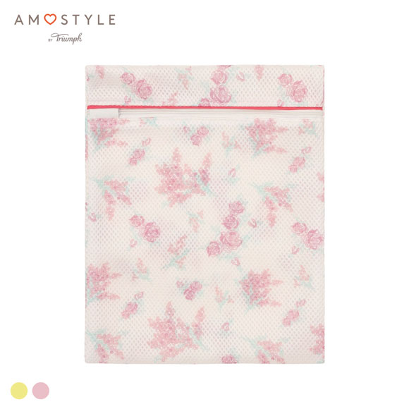 アモスタイル AMST402 マイブロッサムブーケ ランドリーネット 平型 ランドリーケース AMOSTYLE