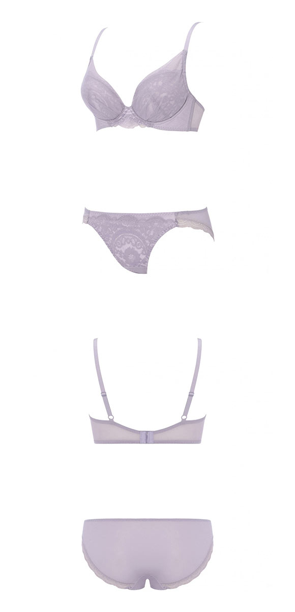 アモスタイル 脇高ブラ AMST1547 フローレスブロッサム ブラセット ブラジャー ショーツ セット BCD AMOSTYLE