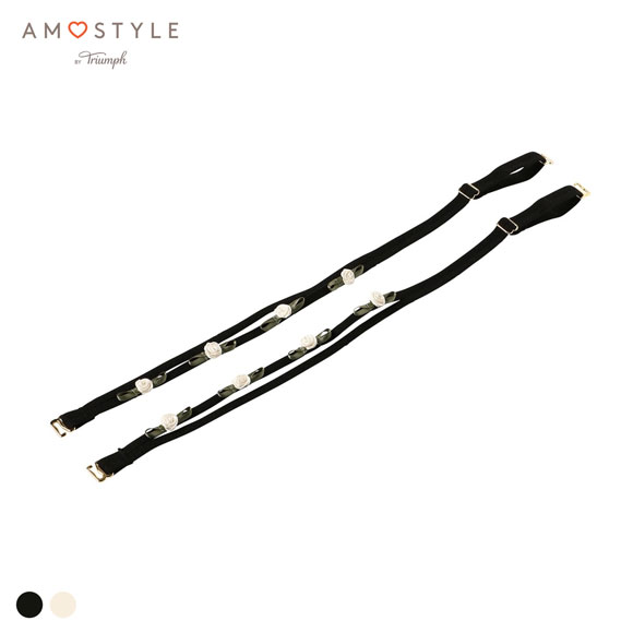 アモスタイル AMST401 ストラップ ローズモチーフ ブラストラップ デザインストラップ AMOSTYLE