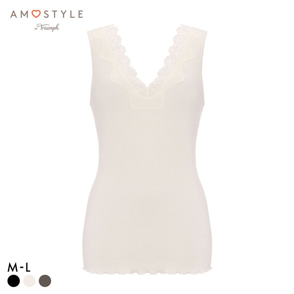 アモスタイル AMST1532 保湿インナー タンクトップ インナー ランジェリー AMOSTYLE