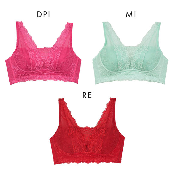 グラモア glamore FT0260 キレイdeナイトブラ 育乳ブラ 夜用ブラ ノンワイヤー 総レース 昼夜兼用 痛くない ハーフトップ 産後