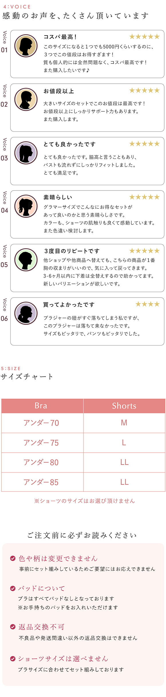 ブラジャー ショーツ セット 3点 中身が見える福袋 GHI 大きいサイズ グラマーサイズ ブラセット 下着 レディース