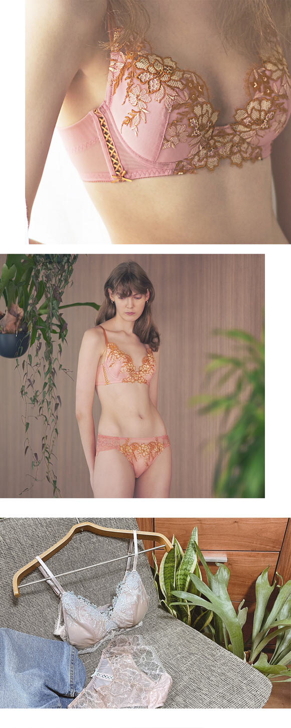 ラヴィアドゥ ユーフォリア ブラジャー BCDEF 脇高 大きいサイズ LA VIE A DEUX Euphoria 22500