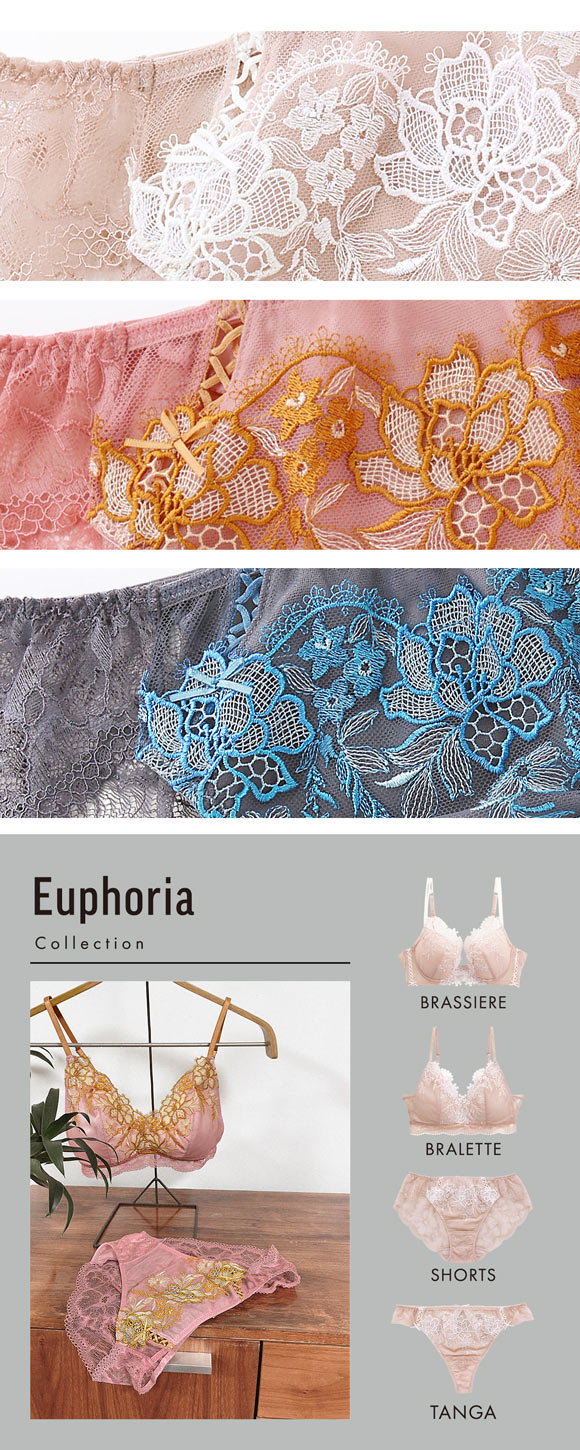 ラヴィアドゥ ユーフォリア ショーツ スタンダード バックレース M L LL LA VIE A DEUX Euphoria