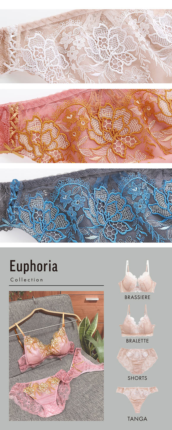 ラヴィアドゥ ユーフォリア ショーツ Tバック バックレース ML LA VIE A DEUX Euphoria