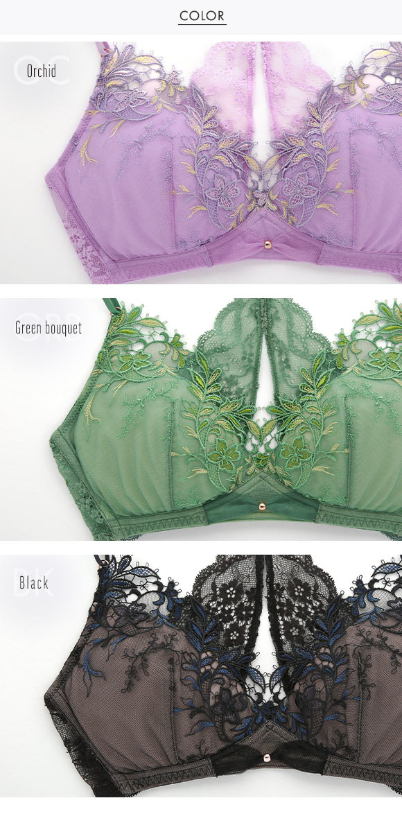 Champetre bouquet シャンペトルブーケ ブラジャー ノンワイヤー ブラレット ML 単品 LA VIE A DEUX ラヴィアドゥ DOMESTIC UNDER D2259