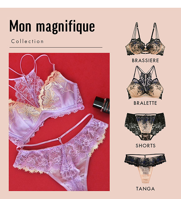 Mon magnifique モンマニフィーク ブラジャー BCDE 単品 LA VIE A DEUX ラヴィアドゥ DOMESTIC UNDER D2262