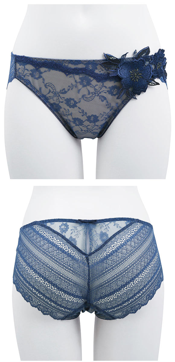 Motif fleur モティフ フルール ショーツ スタンダード バックレース ML 単品 LA VIE A DEUX ラヴィアドゥ  DOMESTIC UNDER