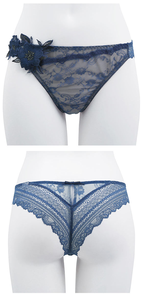 Motif fleur モティフ フルール ショーツ Tバック バックレース M 単品 LA VIE A DEUX ラヴィアドゥ  DOMESTIC UNDER