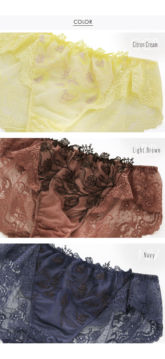 Shell & Tulip シェル＆チューリップ ショーツ スタンダード バックレース M L LL 単品 LA VIE A DEUX ラヴィアドゥ mignon