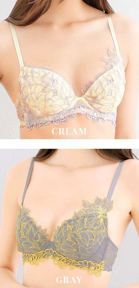 モンシェルピジョン Mon cher pigeon ティアム TIAM 02 ブラジャー BCDEF 大きいサイズ 単品 抜け感レース 総レース