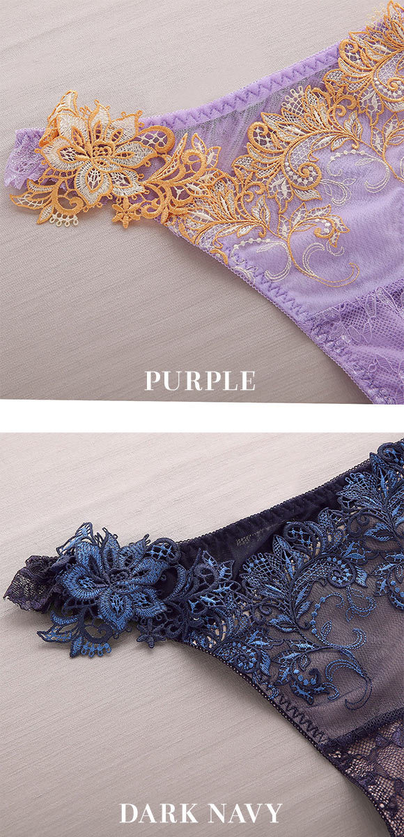 モンシェルピジョン Mon cher pigeon ティアム TIAM 03 ショーツ Tバック タンガ バックレース M L LL 単品 下着 レディース