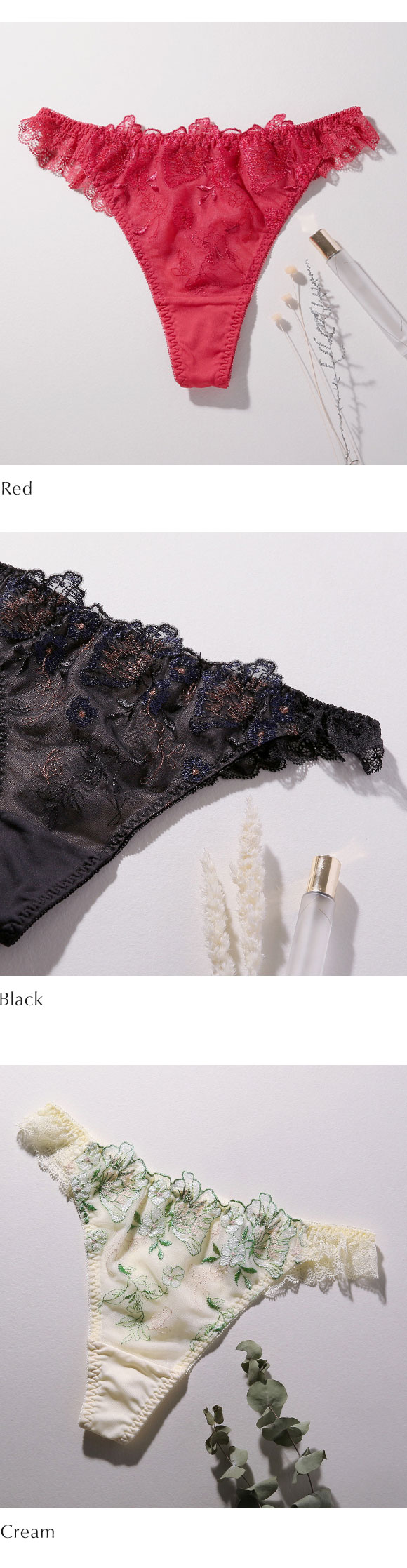 モンシェルピジョン Mon cher pigeon ウルークルールズ ショーツ Tバック タンガ バックレース M L LL 単品