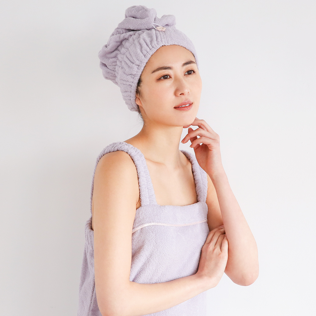 【着れるバスタオル】ヘアバンド