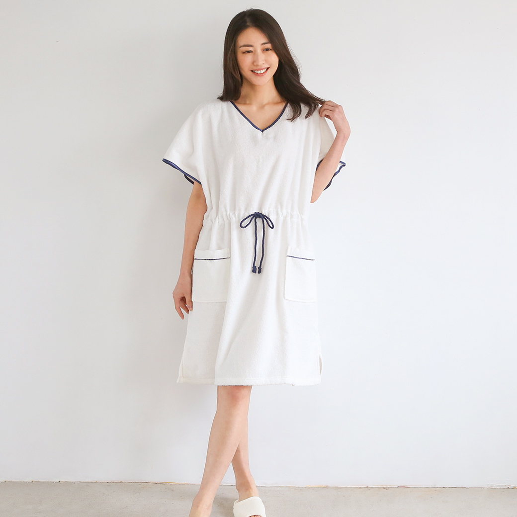 【着れるバスタオル】バスポンチョ