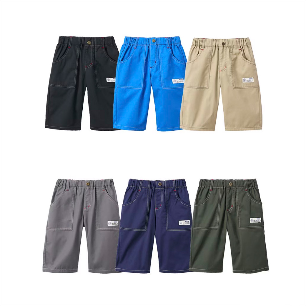 ニッセンキッズの毎日使える!6分丈ツイルパンツ