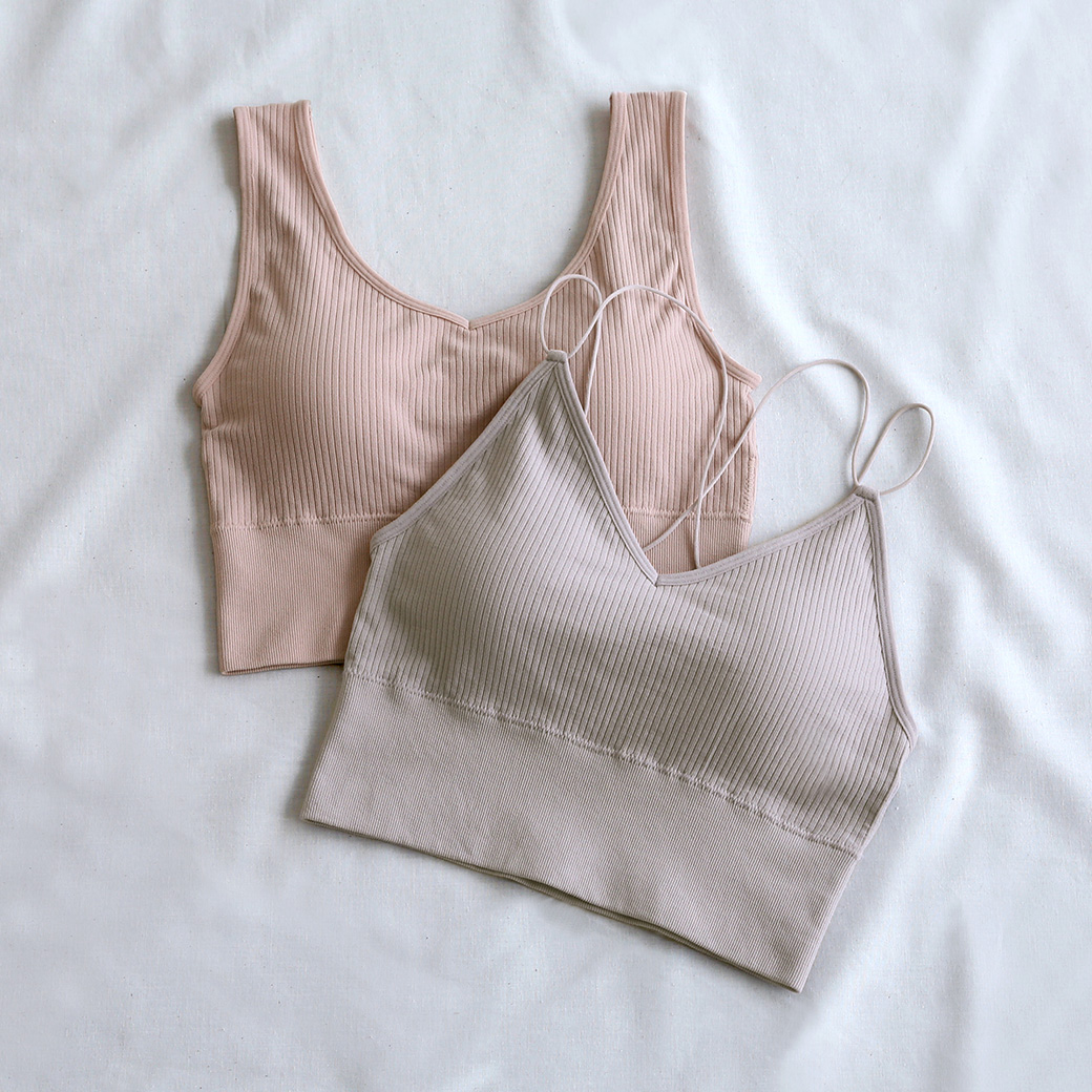 〈ワクドキ〉の「左右一体型」カップ付きインナーウェアコレクション