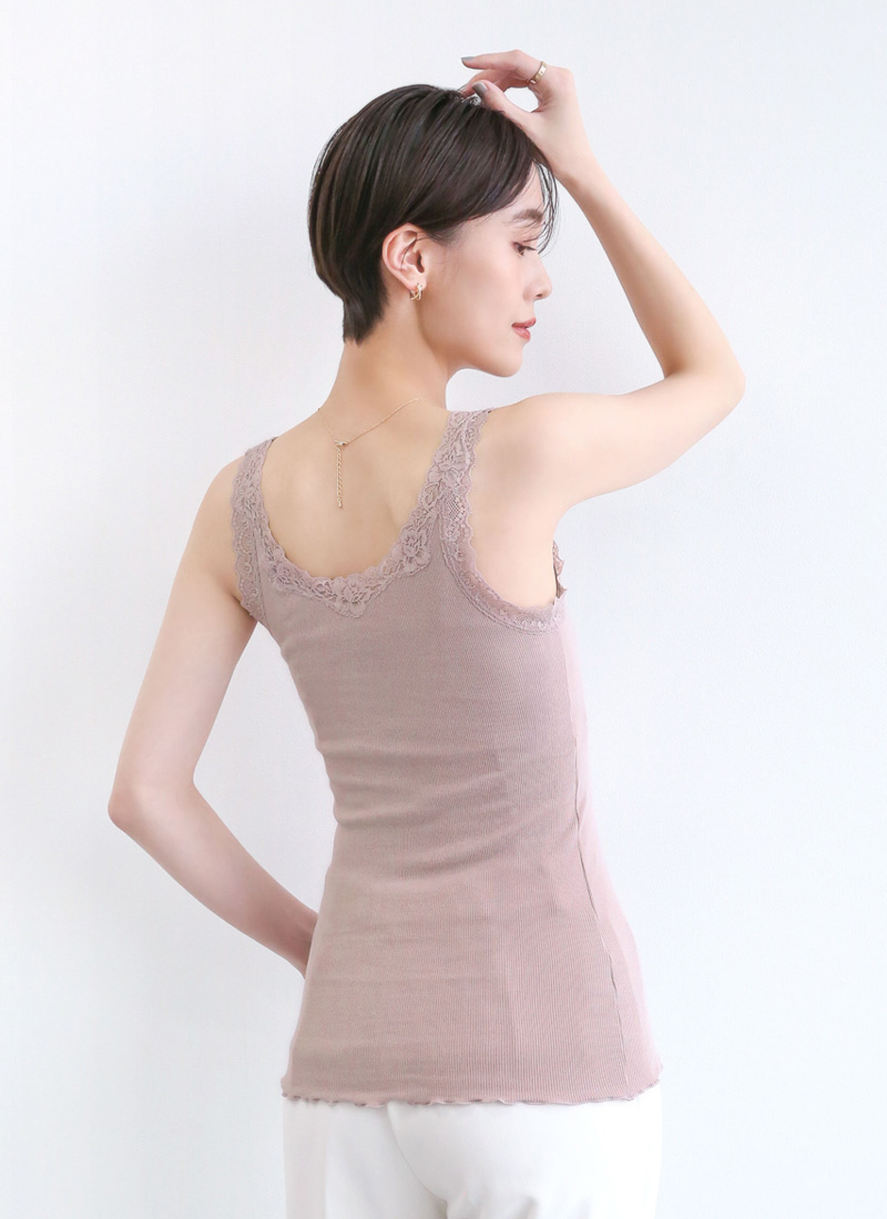 リブタンクトップ4