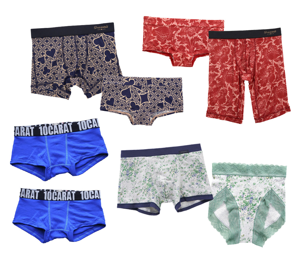 秘密のコーデで、愛が深まる♥大人テイストのペアボクサー＆ショーツ