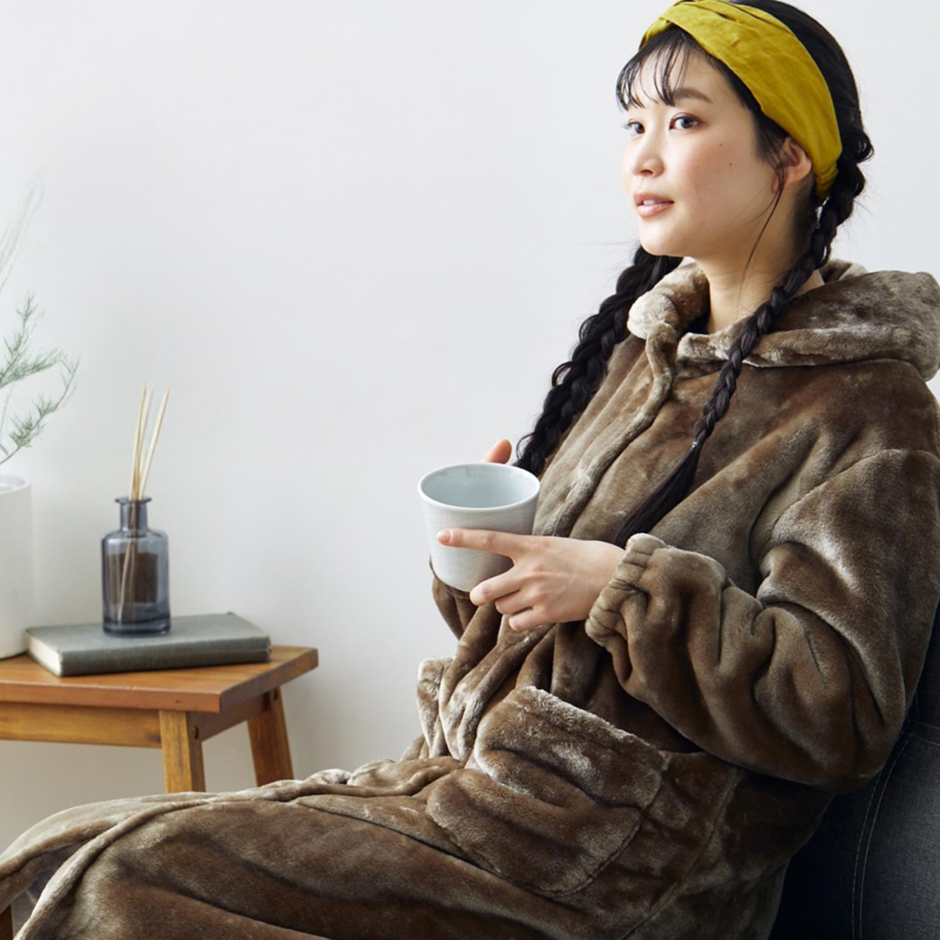 【ニッセン】毛布屋さんが作った着る毛布