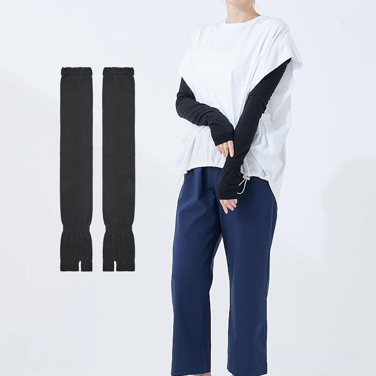 【GUNZE】アセドロン アームカバー